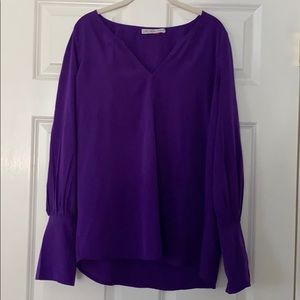 Purple blouse
